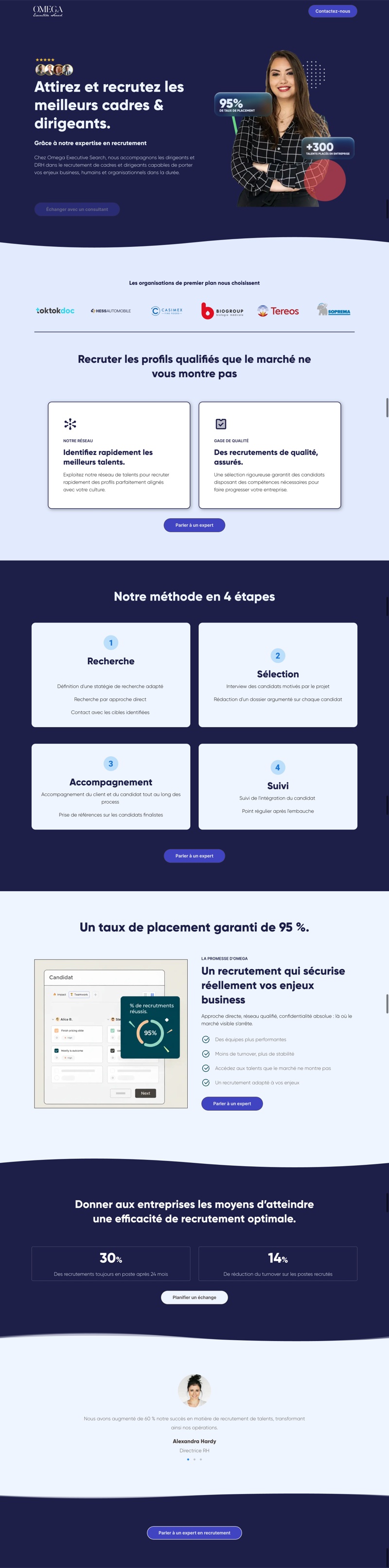 Omega Executive Search — recrutement de cadres